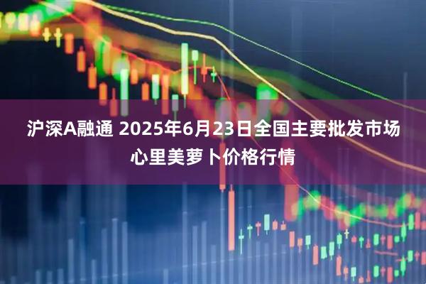 沪深A融通 2025年6月23日全国主要批发市场心里美萝卜价格行情